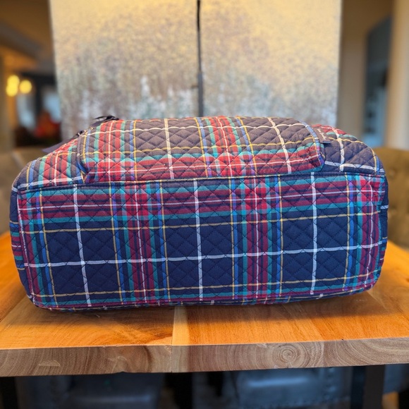 Vera Bradley RETIRED Tartan Plaid Weekender Travel Bag - Picture 8 of 15